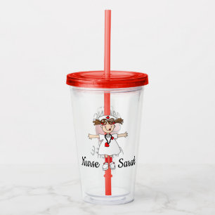 Nurse Caring for Life Acrylic Tumbler