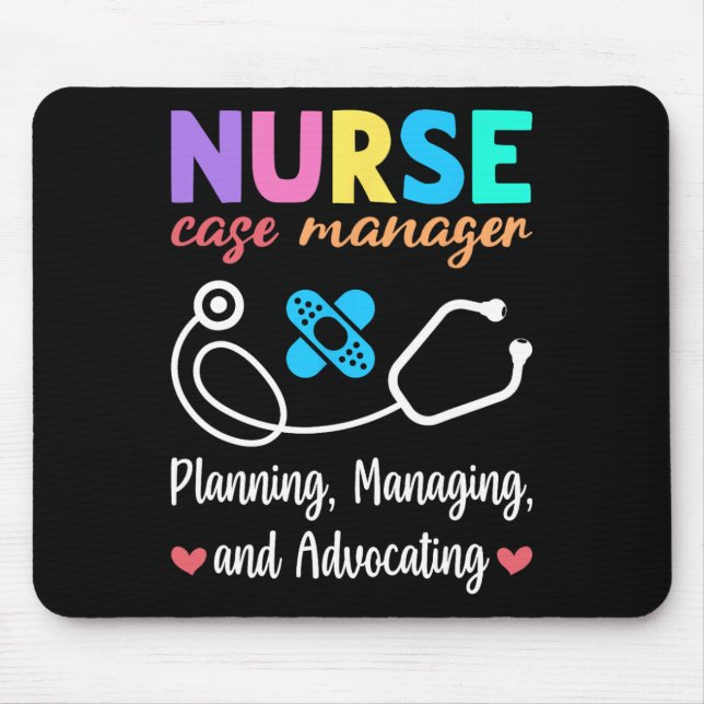 Nurse Case Manager Appreciation Nurse Case Managem Mouse Mat (Front)