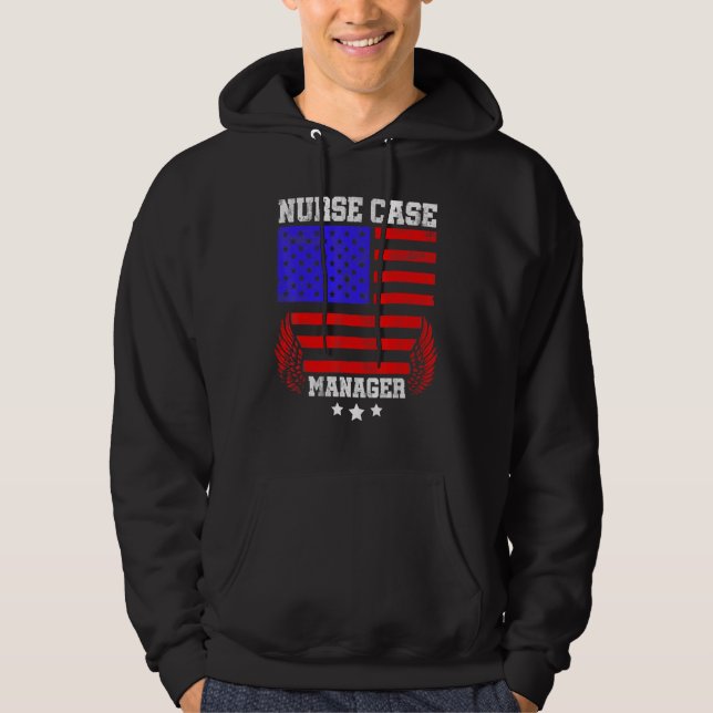 Nurse Case Manager Rn Management  3 Hoodie (Front)