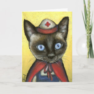Nurse cat card