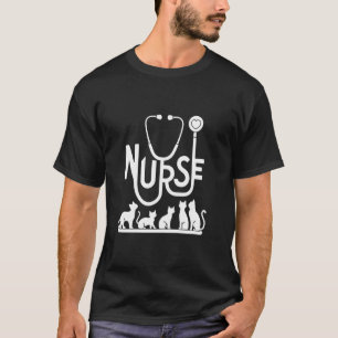 Nurse Cat Lover Appreciation Week Medical Nursing T-Shirt