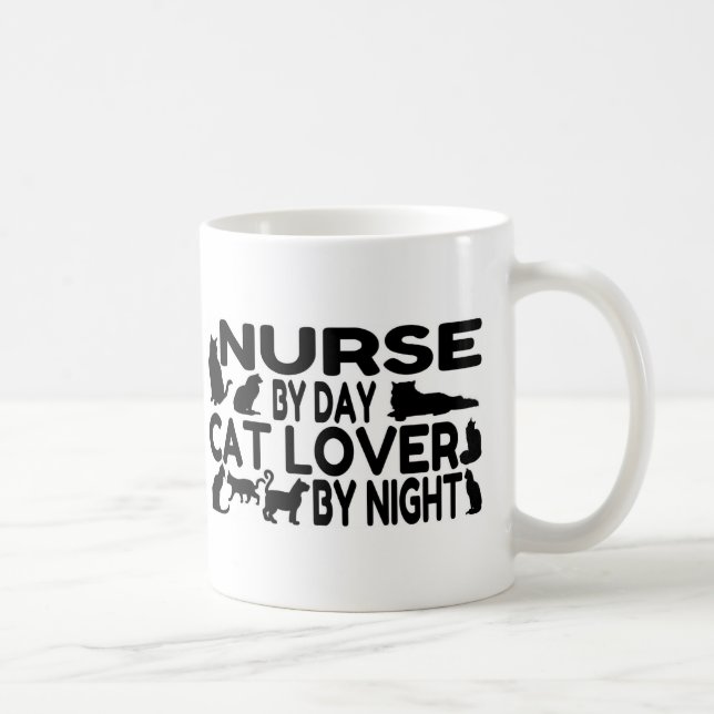 Nurse Cat Lover Coffee Mug (Right)