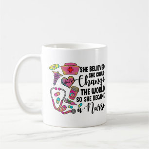 Nurse Change the World Large Coffee Mug