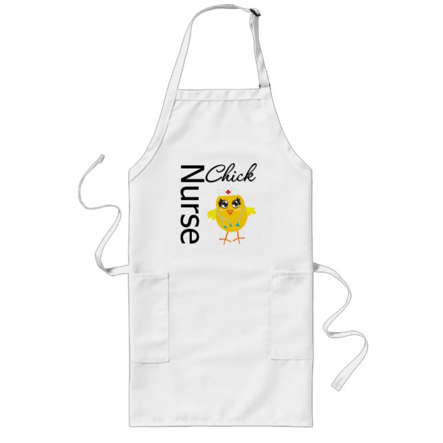 Nurse Chick Long Apron (Front)