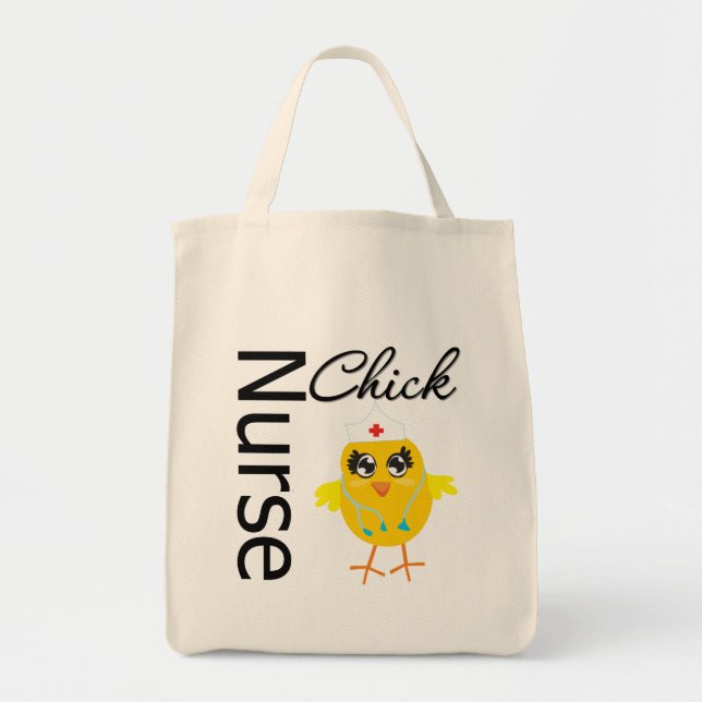 Nurse Chick Tote Bag (Front)