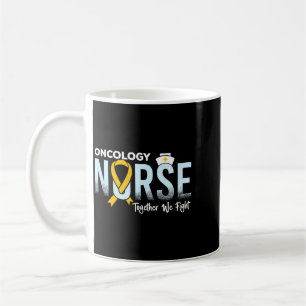 Nurse- Childhood Cancer Awareness Supporter Ribbon Coffee Mug