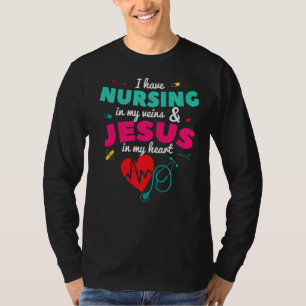 Nurse Christian Nursing Student Graduation Rn Lpn T-Shirt