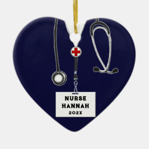 Nurse Christmas Collectable Ceramic Tree Decoration