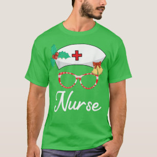 Nurse Christmas Cute Registered RN Nursing XMas Pa T-Shirt