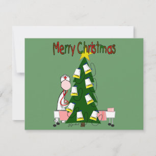 Nurse Christmas Design "Merry Christmas" Holiday Card