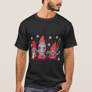 Nurse Christmas Gnomes Cute Xmas Scrub T-Shirt