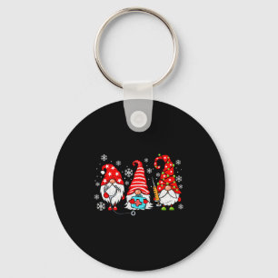 Nurse Christmas Gnomes Xmas Scrub Top Er Rn Nursin Key Ring