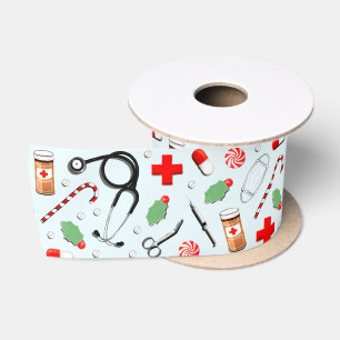 Nurse Christmas Holiday Gift Satin Ribbon