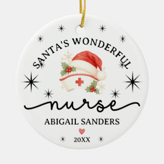 Nurse Christmas Ornament Custom Thank You Gift