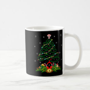Nurse Christmas Scrub Tops Nursing Stethoscope Xma Coffee Mug