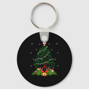 Nurse Christmas Scrub Tops Nursing Stethoscope Xma Key Ring