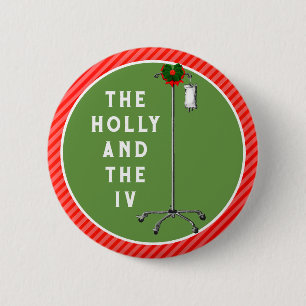 Nurse Christmas Stocking Stuffers 6 Cm Round Badge