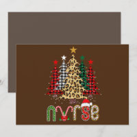 Nurse Christmas Tree Stethoscope RN LPN Scrub Nurs