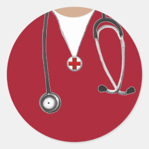 Nurse Classic Round Sticker
