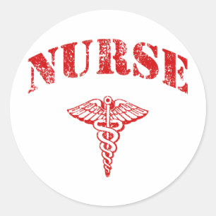 Nurse Classic Round Sticker