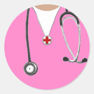 Nurse Classic Round Sticker