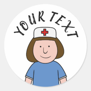 Nurse Classic Round Sticker