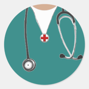 Nurse Classic Round Sticker