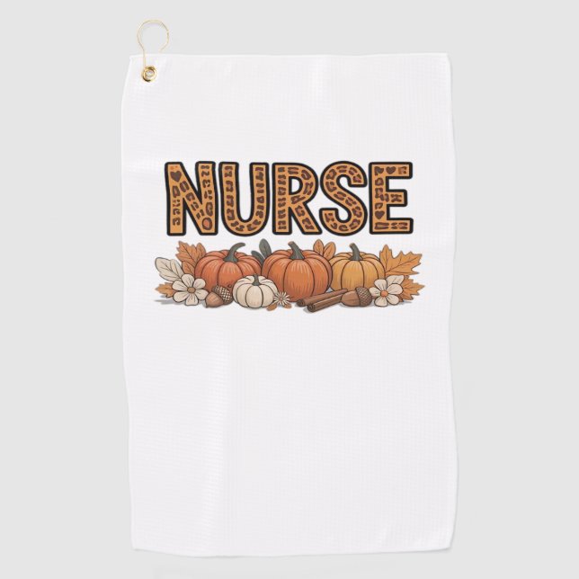 NURSE Classic T-Shirt Golf Towel (Front)