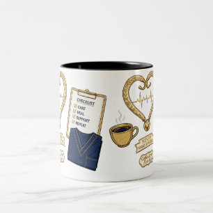Nurse Coffee Lover Mug – Coffee Scrubs Save Lives