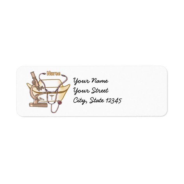Nurse Collage address labels (Front)