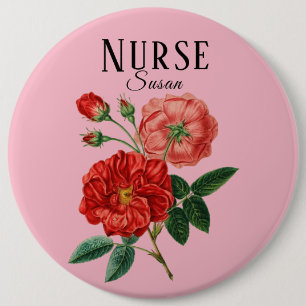Nurse Colossal, 6 Inch Round Button