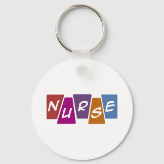 Nurse - Colourful Key Ring
