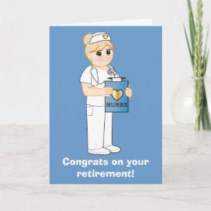 Nurse: Congratulations on Your Retirement Card