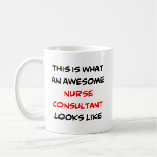 nurse consultant, awesome coffee mug