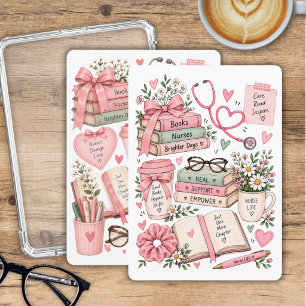 Nurse Coquette Kindle Insert Double Sided Card