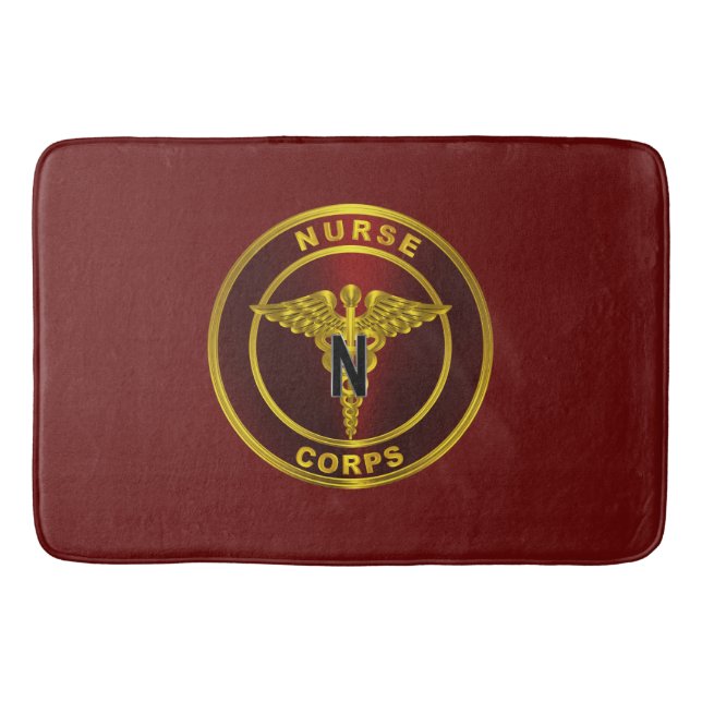Nurse Corps  Bath Mat (Front)