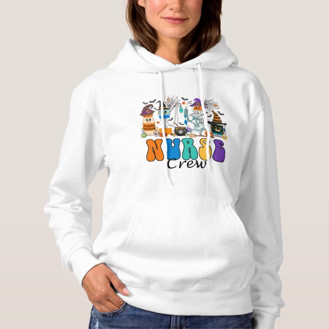 Nurse Crew Halloween Hoodie (Front)