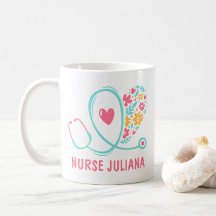 Nurse Custom Name Gift Coffee Mug