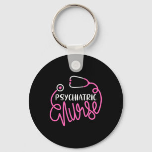 Nurse -cute Rn Mental Health Nursing Psych Nurse Key Ring