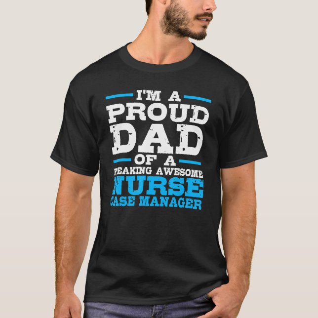 Nurse Dad Nurse Healthcare Nursing Father Nurse Ca T-Shirt (Front)