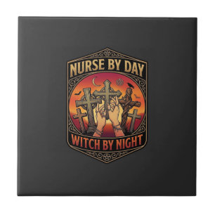 Nurse Day Witch Night Cross Hands Halloween_1 Tile