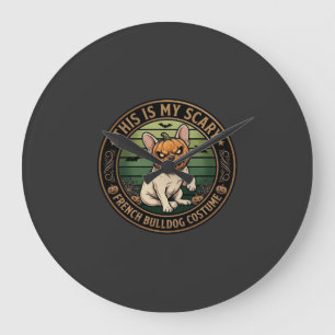 Nurse Day Witch Night Halloween Grim Reaper_1 Large Clock