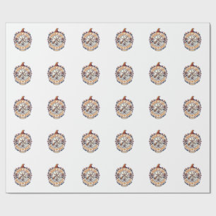 Nurse Day Witch Night Halloween Stethoscope Broom_ Wrapping Paper