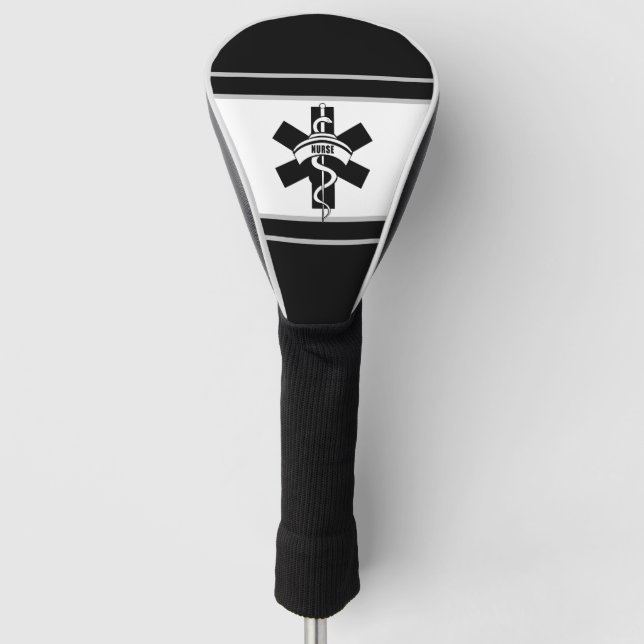 Nurse Dedication  Golf Head Cover (Front)