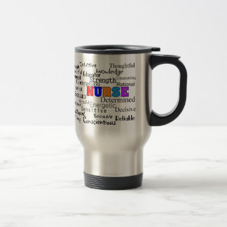 Nurse Describing Words Gifts Travel Mug