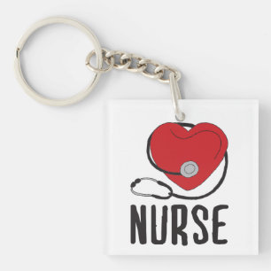 Nurse Design Nurse Friends Registered Nurse Design Key Ring