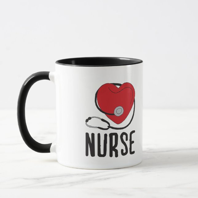 Nurse Design Nurse Friends Registered Nurse Design Mug (Left)