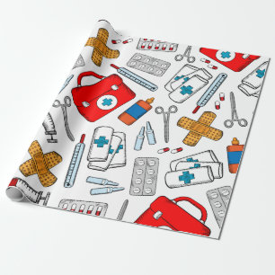 Nurse, Doctor, Medical, Healthcare Themed  Wrapping Paper