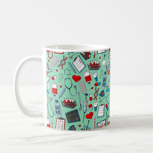 Nurse, Doctor, Medical Professional Themed    Coffee Mug (Left)