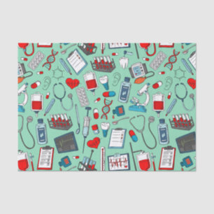 Nurse, Doctor, Medical Professional Themed Tissue Paper